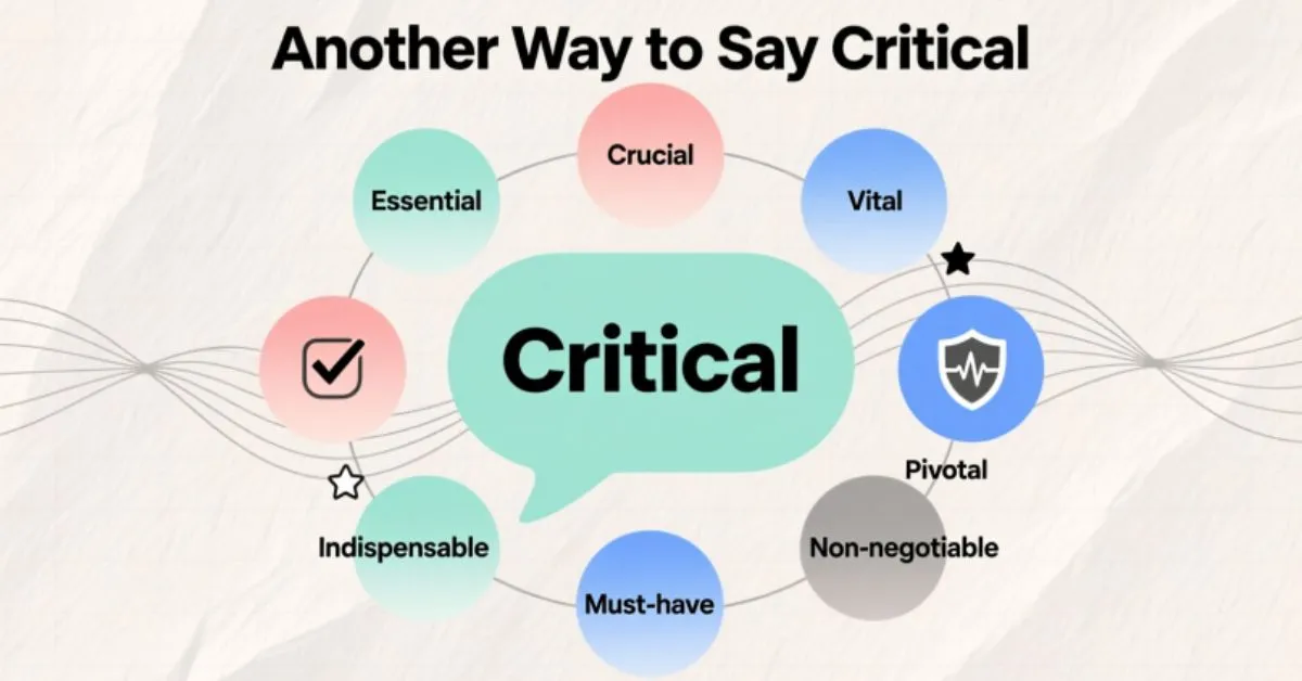 Another Way to Say Critical