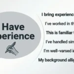 Another Way to Say I Have Experience