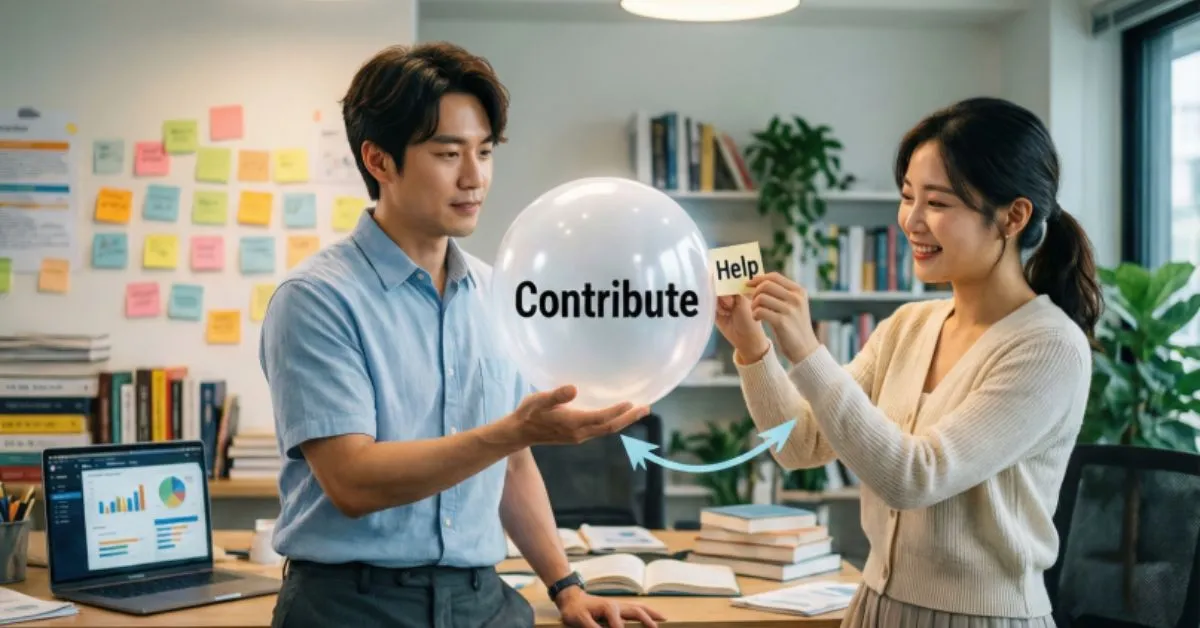 Another Way to Say Contribute
