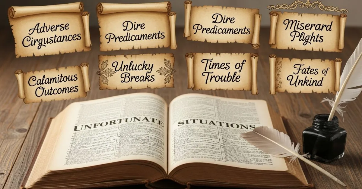 Another Way to Say Unfortunate Situations