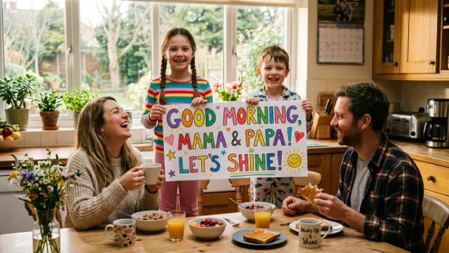 Fun Way to Say Good Morning
