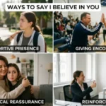 Ways to Say I Believe in You