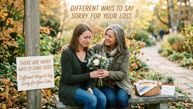 Different Way to Say Sorry for Your Loss