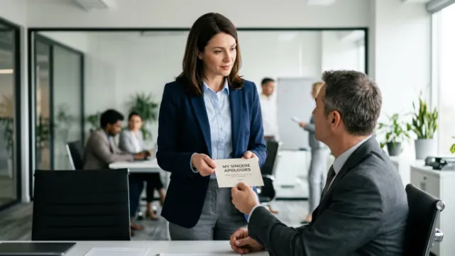 Professional Way to Say Sorry