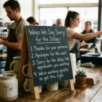 Ways to Say Sorry for the Delay