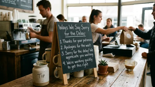 Ways to Say Sorry for the Delay